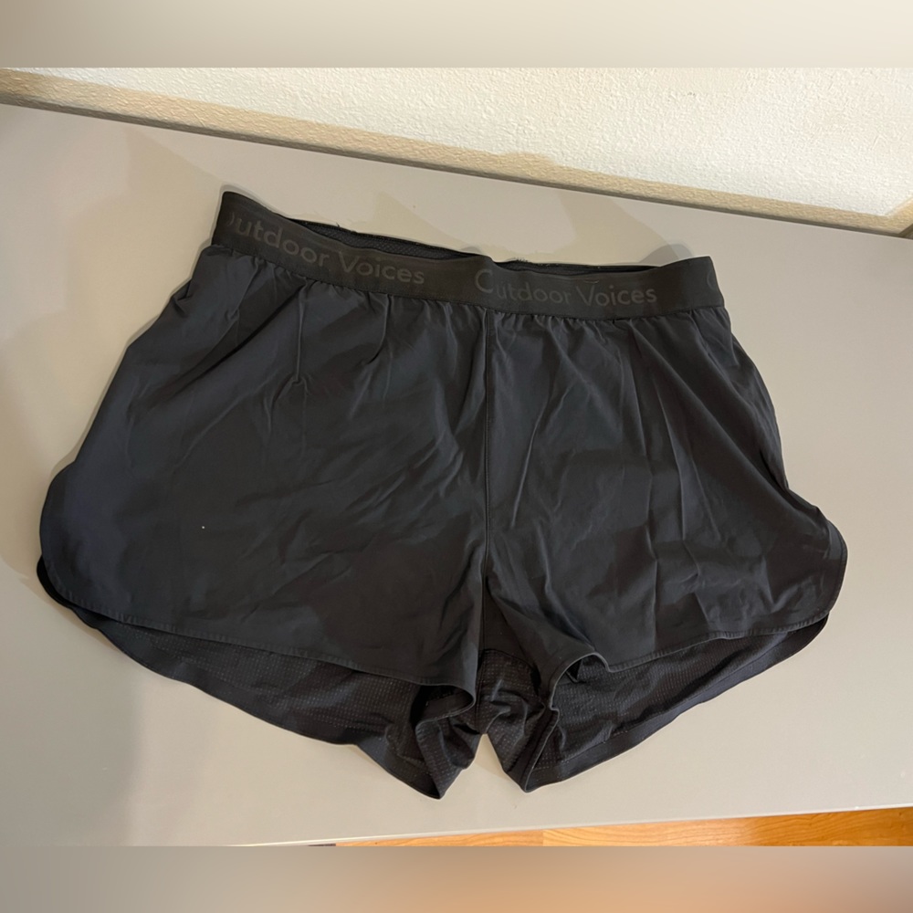 Black Athletic shorts Outdoor Voices